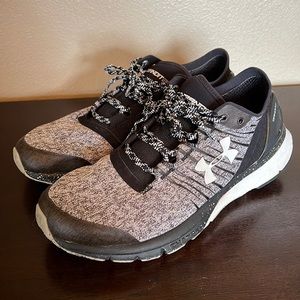 UNDER Armour Men's UA Charged Bandit 2 Trail Running Shoes Black Gray Size 9.5